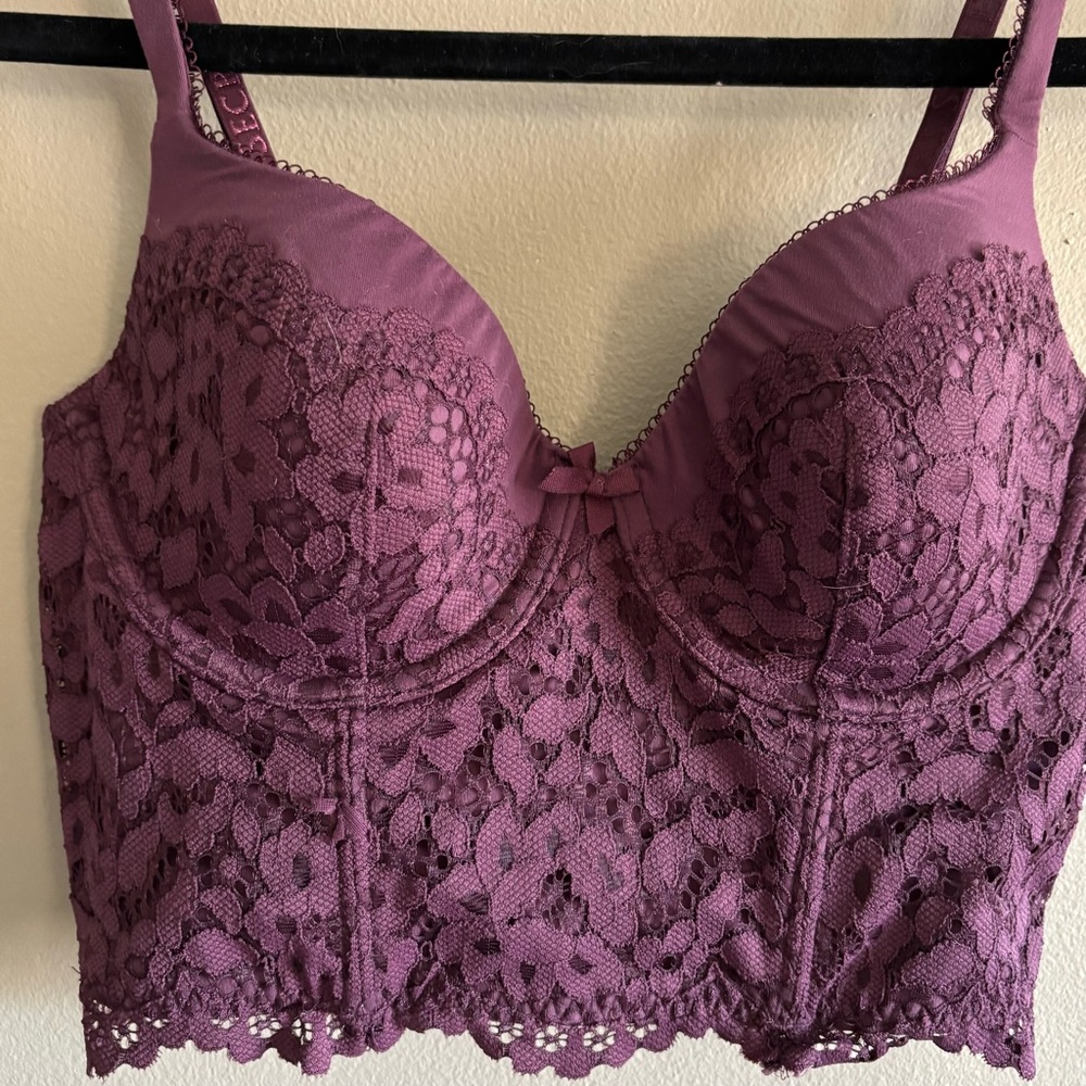 NWT Victoria’s Secret lace corset bra 34C